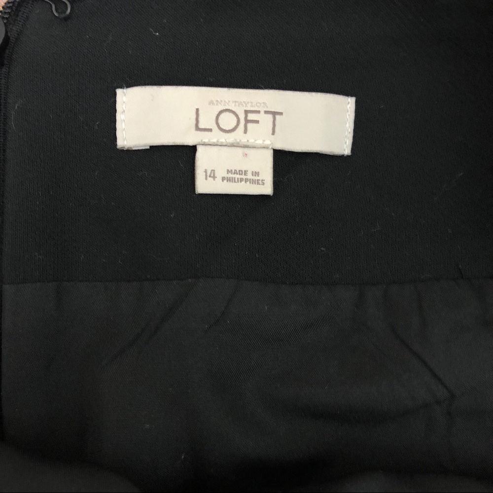 Loft Black Skirt Size 14 - Picture 3 of 4